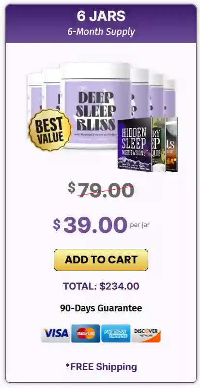 deepsleep bliss 6 Bottles – official website bundle with free shipping